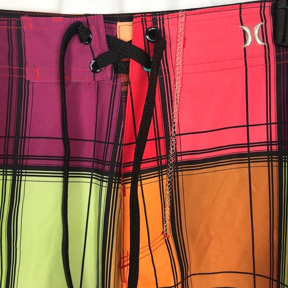 Hurley phantom board shorts NWT plaid - Picture 5 of 7
